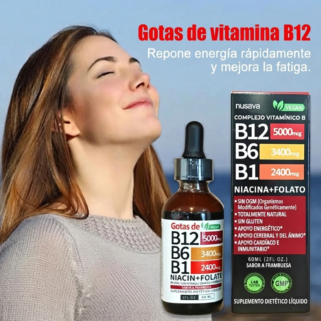 Complejo B Líquido con Vitaminas B12 y B6