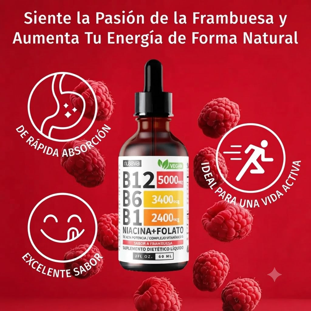 Complejo B Líquido con Vitaminas B12 y B6